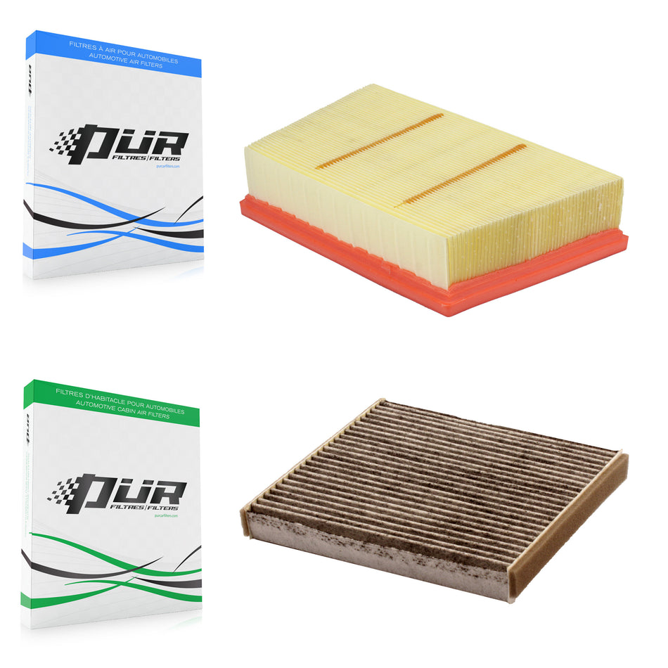 1x Air + 1x Cabin Filter (2 Total) Kit For Land Rover Range Sport Discovery 2.0L KFL-103168