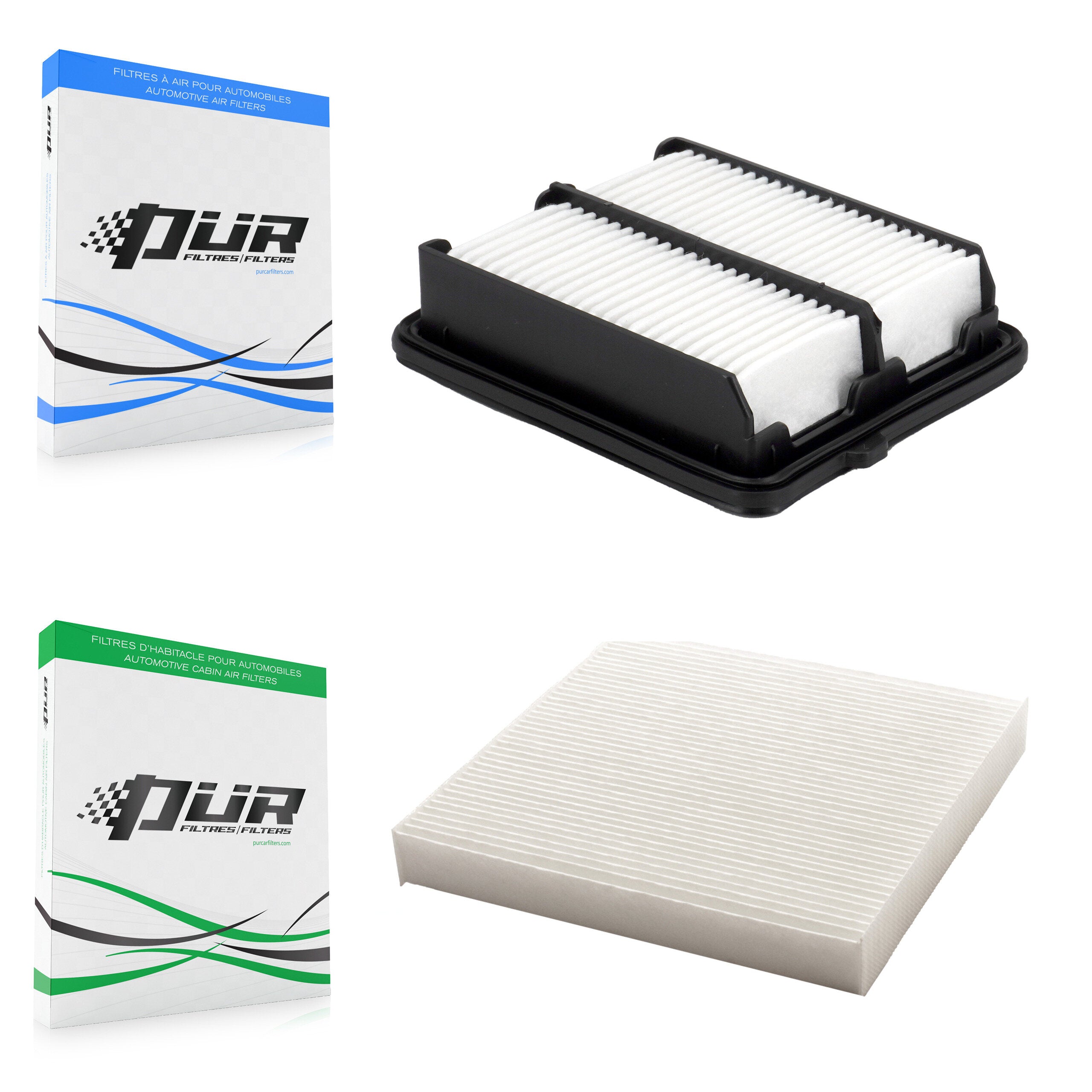 1x Air + 1x Cabin Filter (2 Total) Kit For 2010-2014 Honda Insight KFL-103173