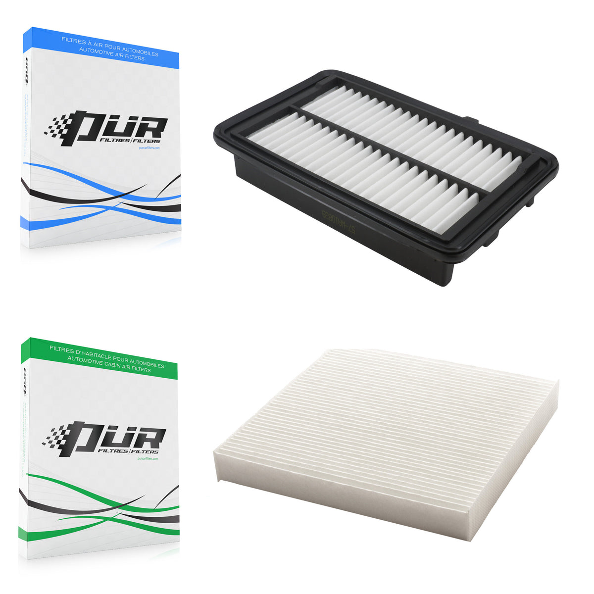 1x Air + 1x Cabin Filter (2 Total) Kit For Honda Clarity KFL-103177