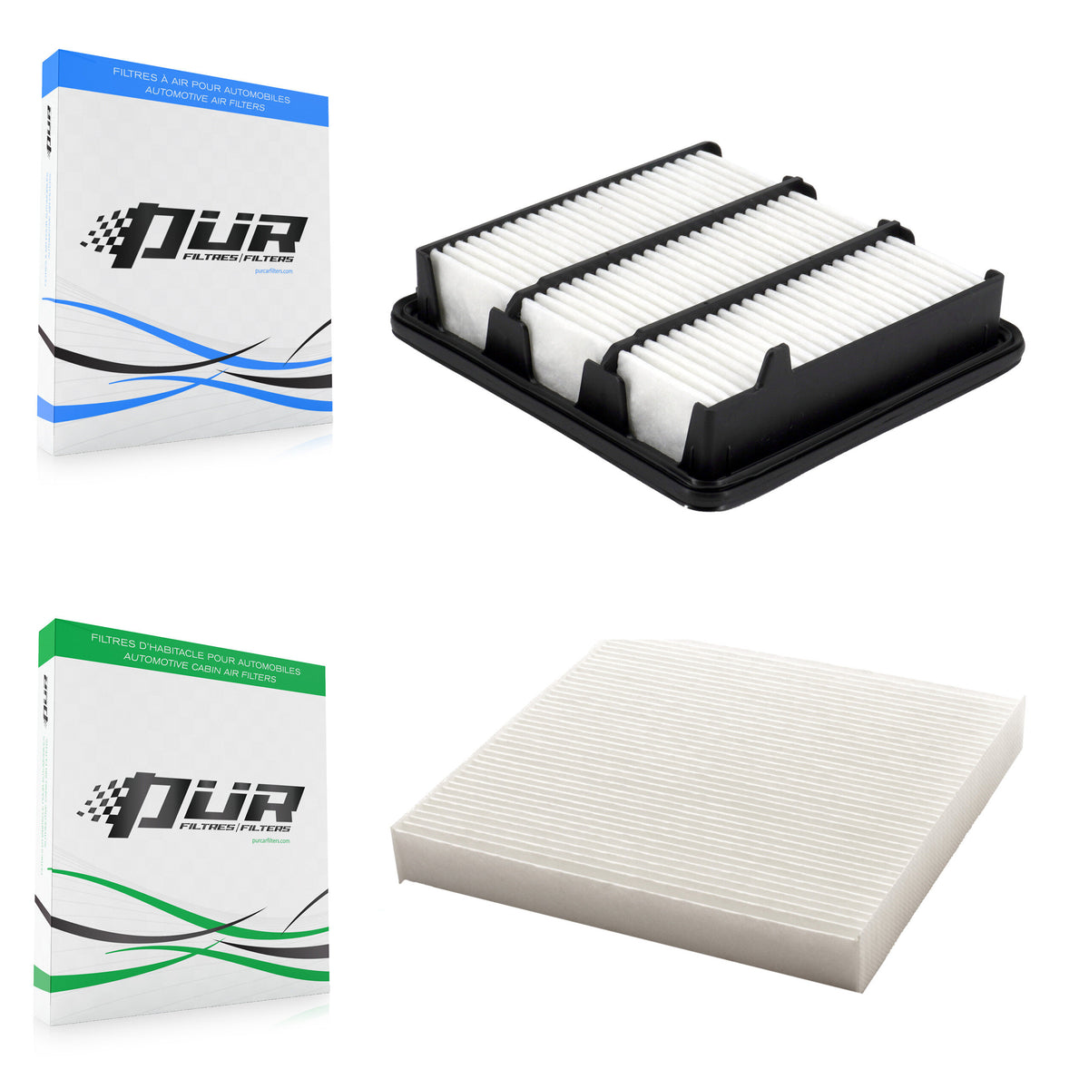 1x Air + 1x Cabin Filter (2 Total) Kit For Honda CR-V Civic Accord Acura Integra KFL-103180