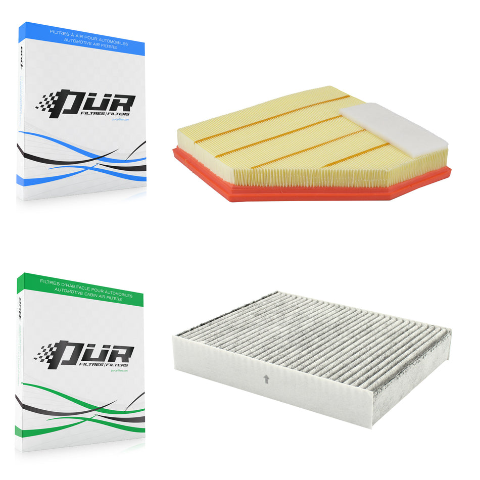 1x Air + 1x Cabin Filter (2 Total) Kit For BMW 330i xDrive 340i 230i 430i Gran Coupe 440i KFL-103185