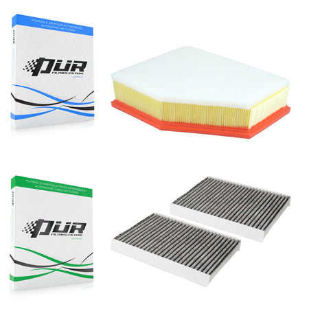 1x Air + 1x Cabin Filter (2 Total) Kit For BMW 640i xDrive Gran Turismo KFL-103195