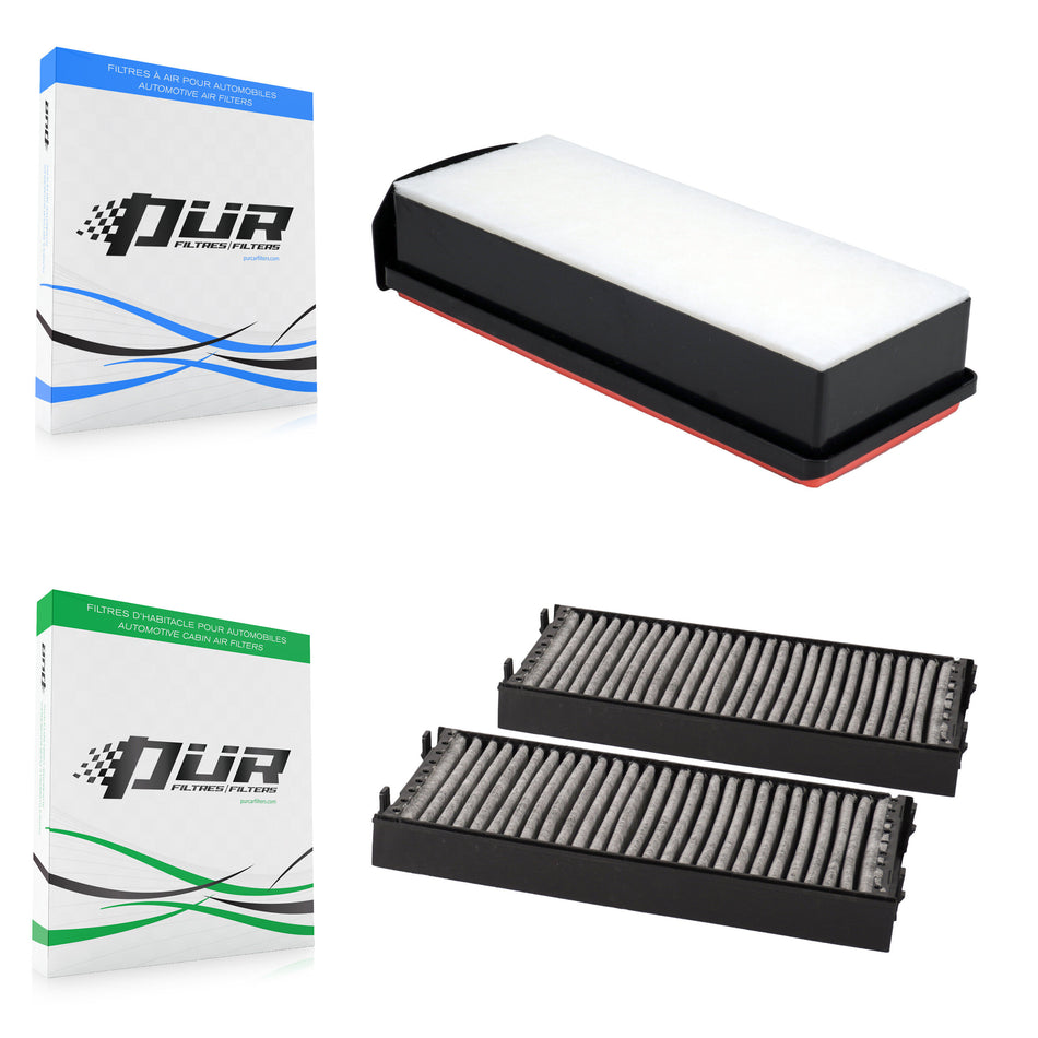 1x Air + 1x Cabin Filter (2 Total) Kit For 2018 BMW X5 3.0L with DIESEL engine KFL-103200