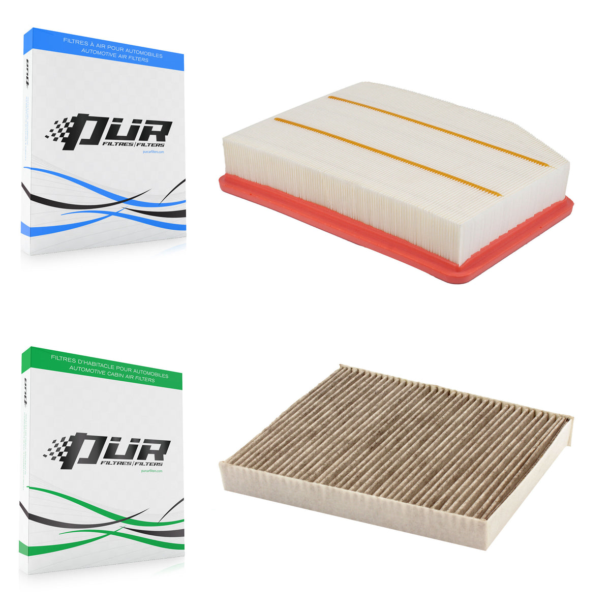 1x Air + 1x Cabin Filter (2 Total) Kit For GMC Chevrolet Silverado 1500 Sierra 2500 HD XL KFL-103212