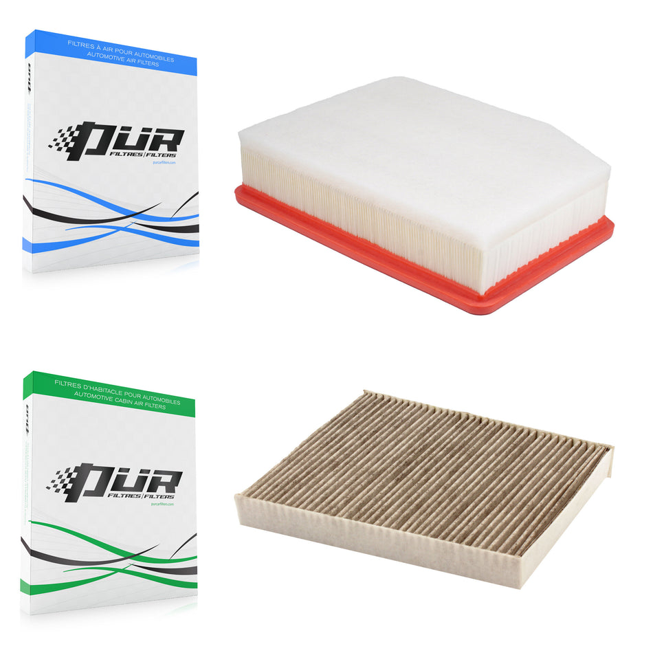 1x Air + 1x Cabin Filter (2 Total) Kit For GMC Chevrolet Silverado 1500 Sierra 2500 HD XL KFL-103213