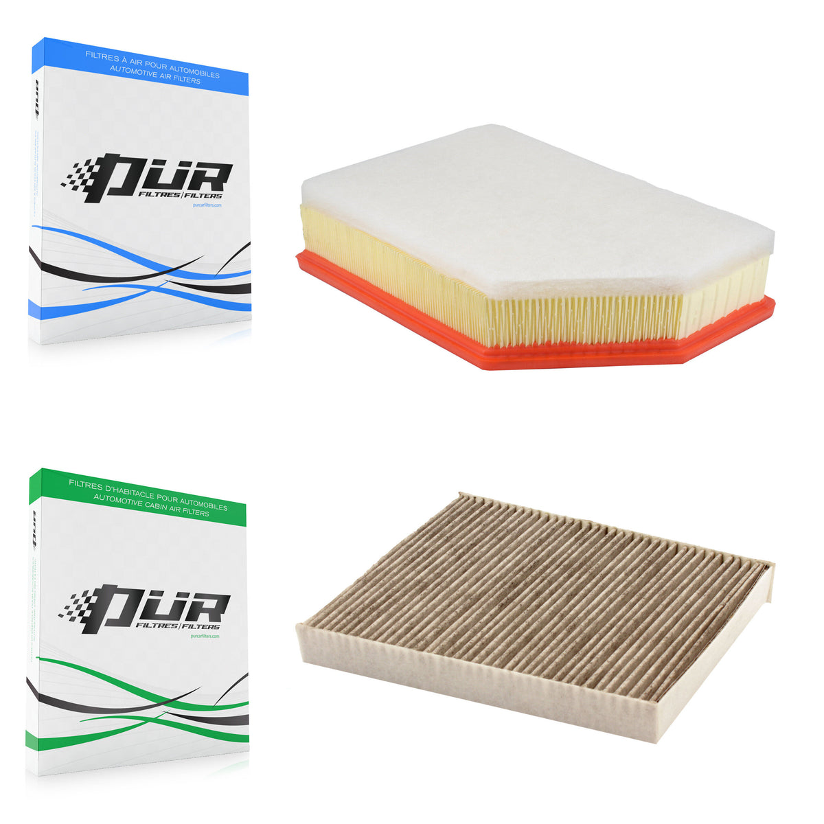 1x Air + 1x Cabin Filter (2 Total) Kit For GMC Chevrolet Sierra 2500 HD Silverado 3500 KFL-103214