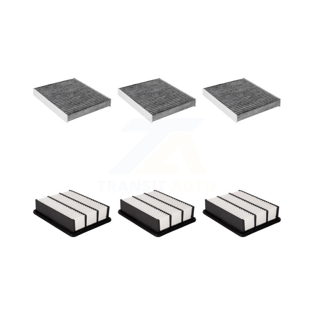 3x Air + 3x Cabin Filter (6 Total) Kit For 2016-2023 Mazda CX-9 KFL-103629
