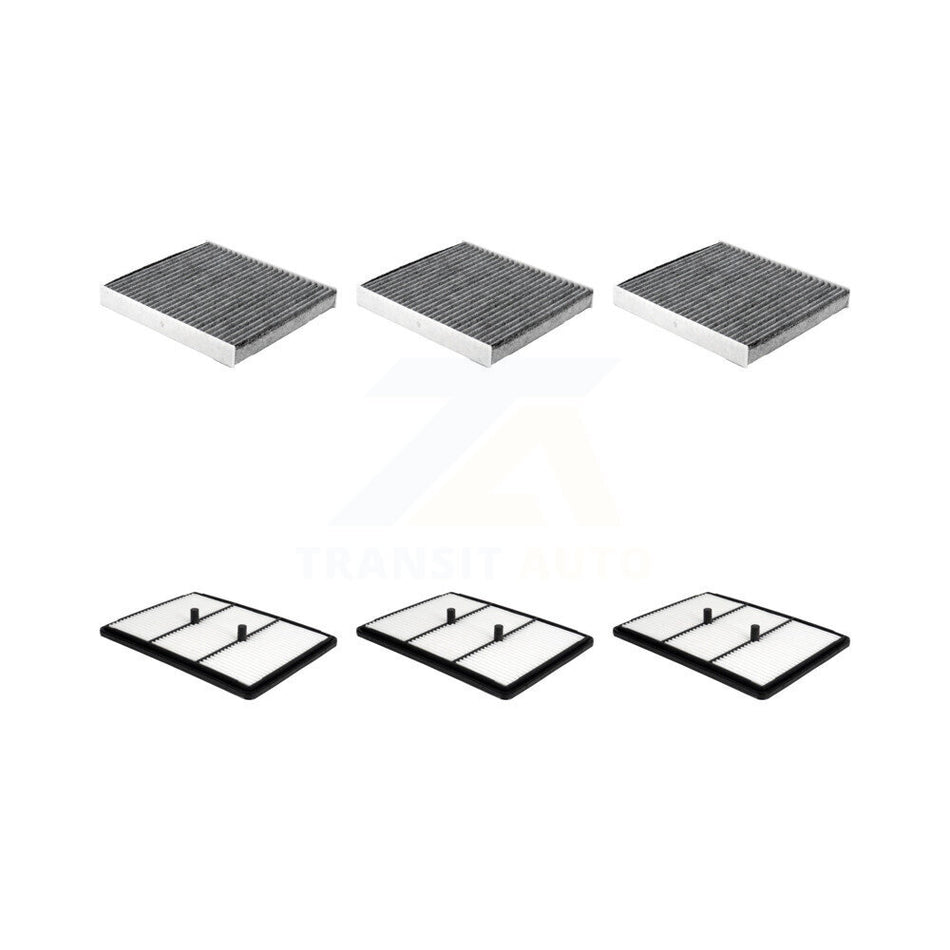 3x Air + 3x Cabin Filter (6 Total) Kit For 2020-2022 Hyundai Ioniq 1.6L KFL-103631
