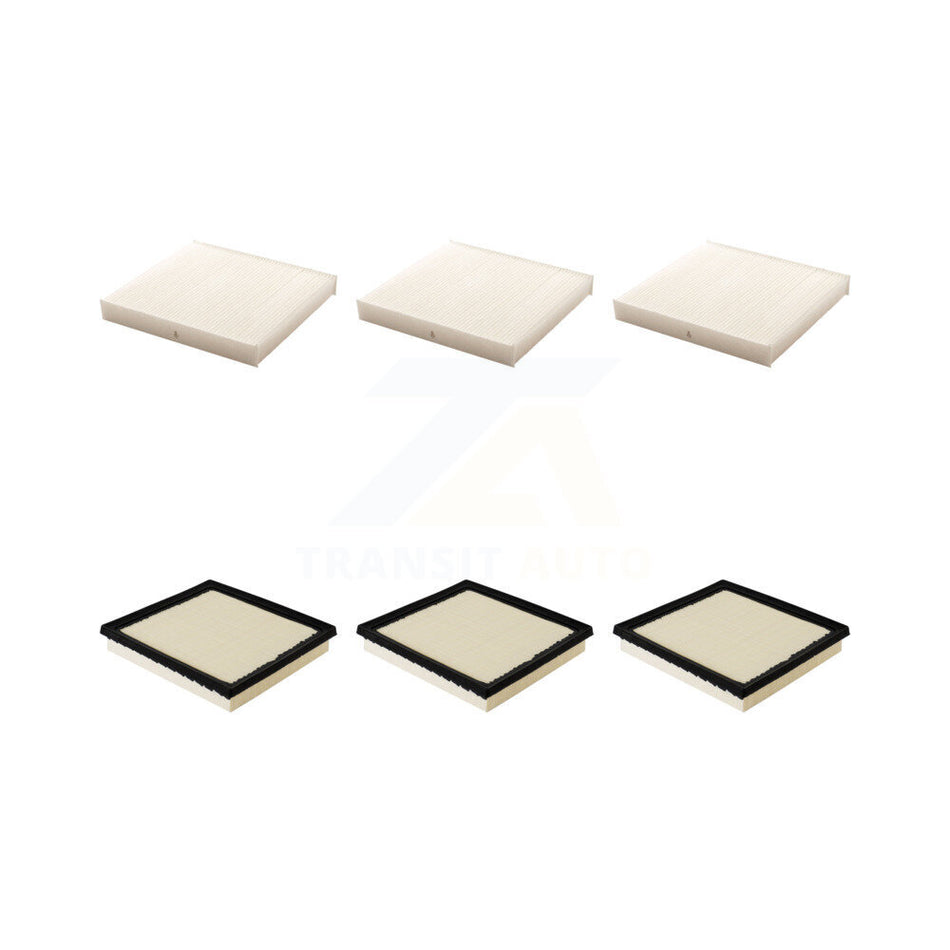 3x Air + 3x Cabin Filter (6 Total) Kit For 2022-2025 Mitsubishi Outlander PHEV KFL-103633