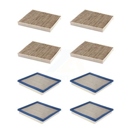 4x Air + 4x Cabin Filter (8 Total) Kit For 2022 Chevrolet Colorado GMC Canyon KFL-103636