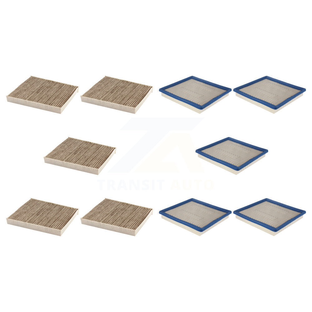 5x Air + 5x Cabin Filter (10 Total) Kit For 2022 Chevrolet Colorado GMC Canyon KFL-103646