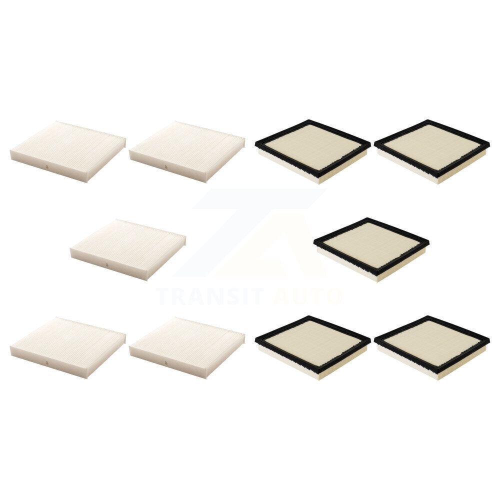 5x Air + 5x Cabin Filter (10 Total) Kit For 2022-2025 Mitsubishi Outlander PHEV KFL-103649