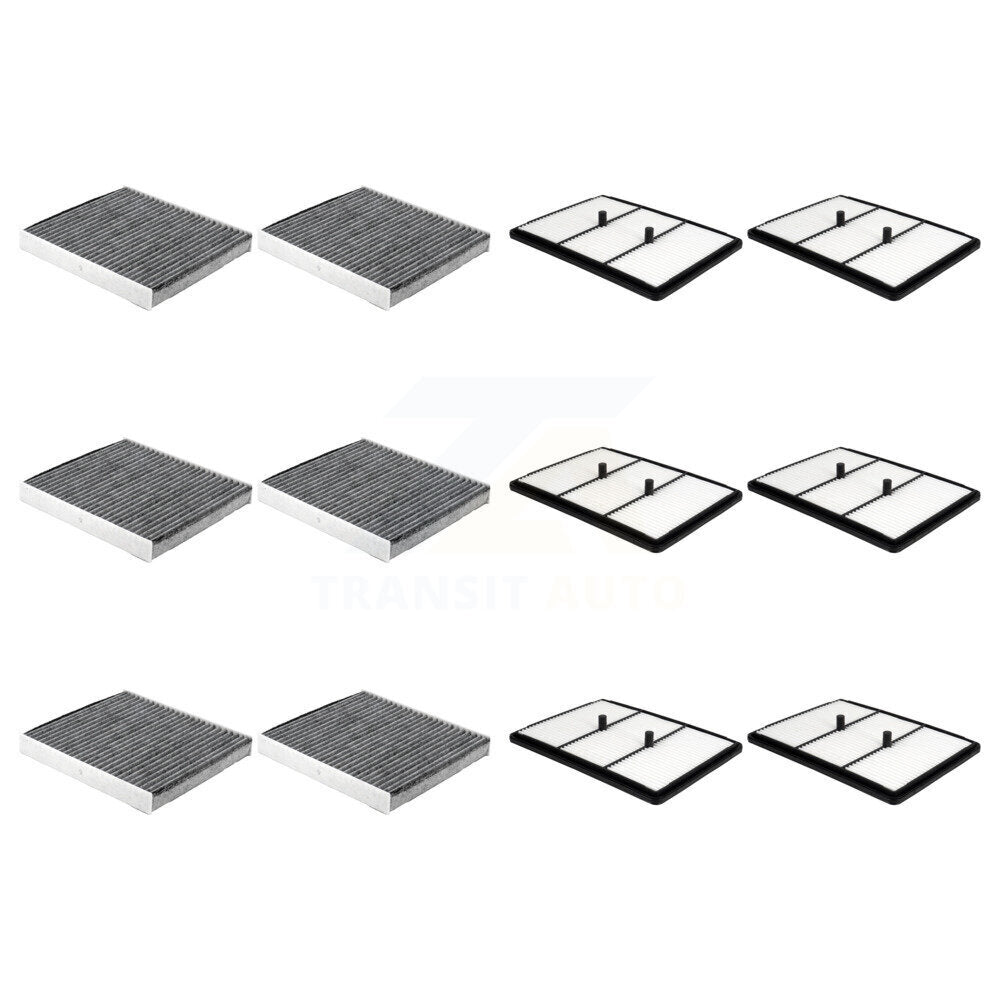 6x Air + 6x Cabin Filter (12 Total) Kit For 2020-2022 Hyundai Ioniq 1.6L KFL-103658