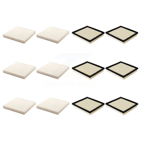 6x Air + 6x Cabin Filter (12 Total) Kit For 2022-2025 Mitsubishi Outlander PHEV KFL-103659