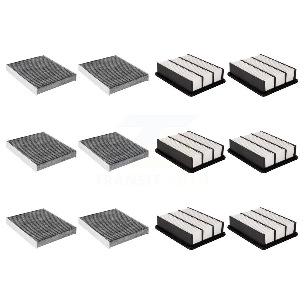 6x Air + 6x Cabin Filter (12 Total) Kit For 2016-2023 Mazda CX-9 KFL-103661