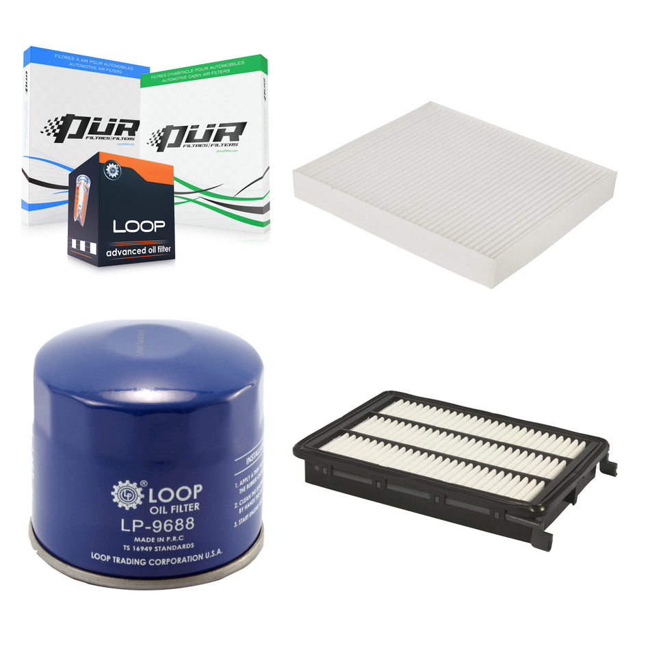 1x Air + 1x Cabin + 1x Engine Oil Filter Filter (3 Total) Kit For Hyundai Tucson Kia KFM-100001
