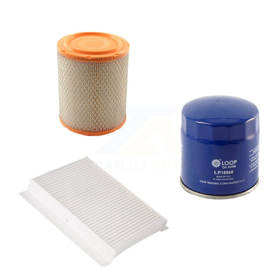1x Air + 1x Cabin + 1x Engine Oil Filter Filter (3 Total) Kit For Jeep Compass KFM-100031