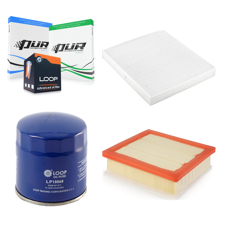 1x Air + 1x Cabin + 1x Engine Oil Filter Filter (3 Total) Kit For Jeep Compass KFM-100032