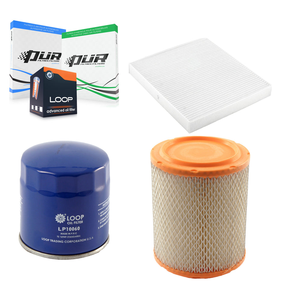 1x Air + 1x Cabin + 1x Engine Oil Filter Filter (3 Total) Kit For Jeep Patriot Compass KFM-100033