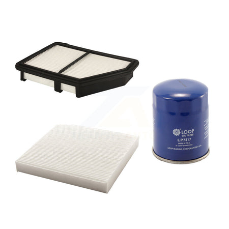 1x Air + 1x Cabin + 1x Engine Oil Filter Filter (3 Total) Kit For Honda Civic HR-V KFM-100036