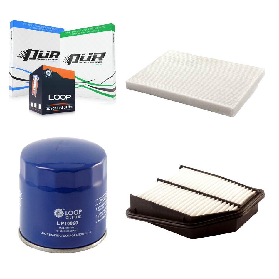 1x Air + 1x Cabin + 1x Engine Oil Filter Filter (3 Total) Kit For Suzuki Grand Vitara KFM-100067