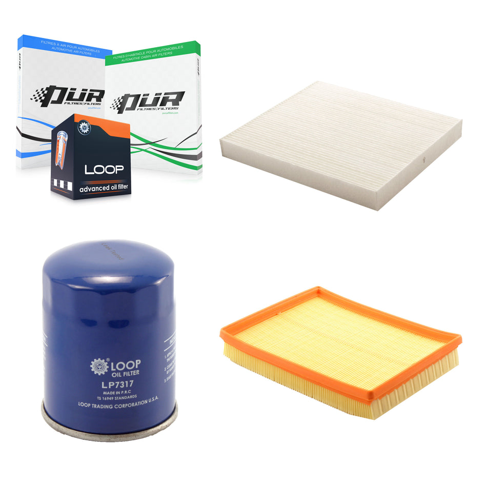1x Air + 1x Cabin + 1x Engine Oil Filter Filter (3 Total) Kit For Kia Optima Magentis KFM-100075