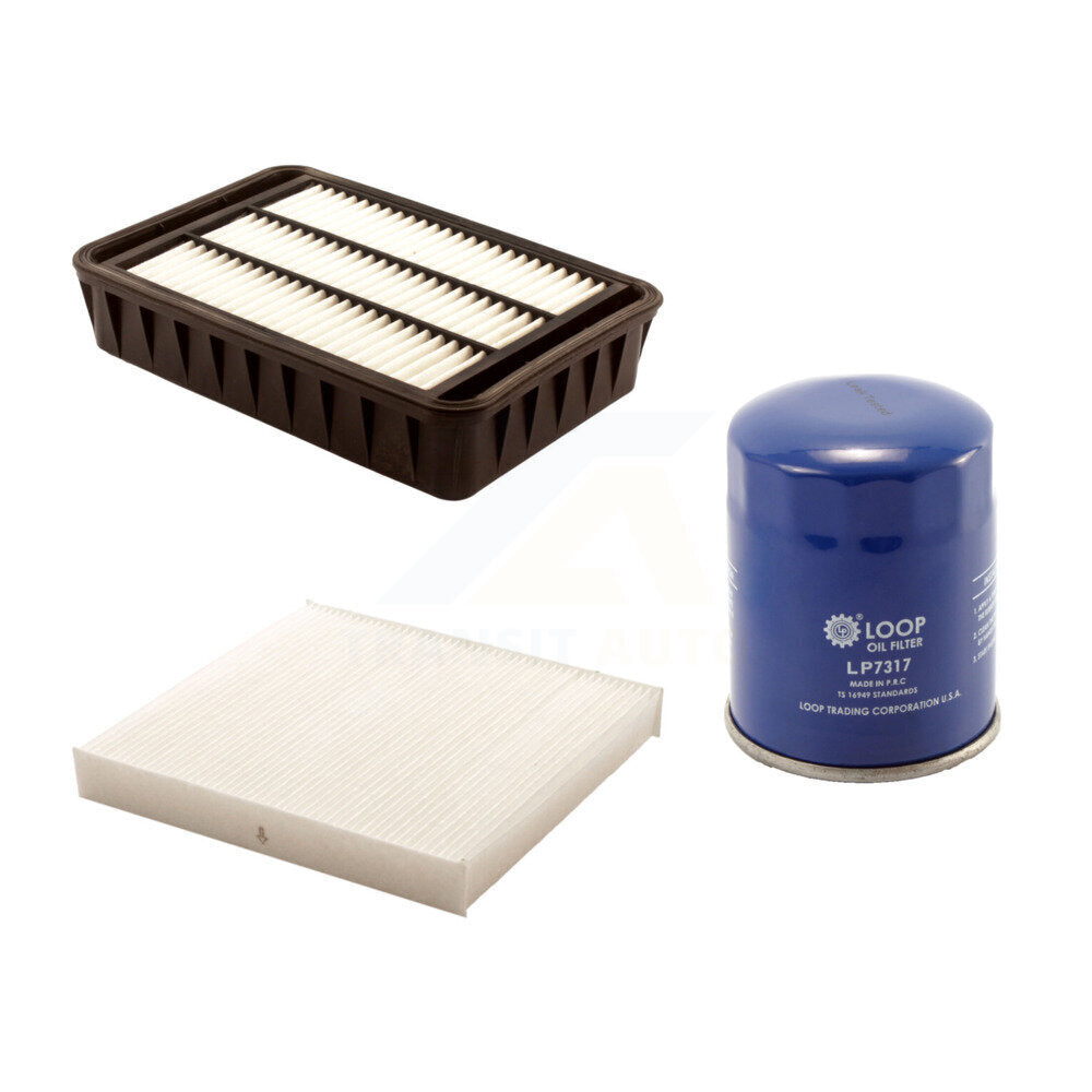 1x Air + 1x Cabin + 1x Engine Oil Filter Filter (3 Total) Kit For Mitsubishi Lancer RVR KFM-100080