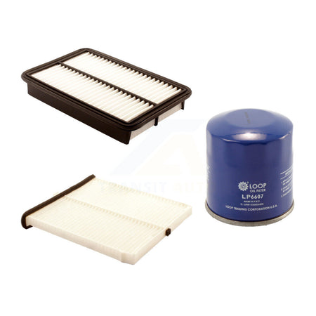 1x Air + 1x Cabin + 1x Engine Oil Filter Filter (3 Total) Kit For Mazda CX-5 3 Sport 6 KFM-100084