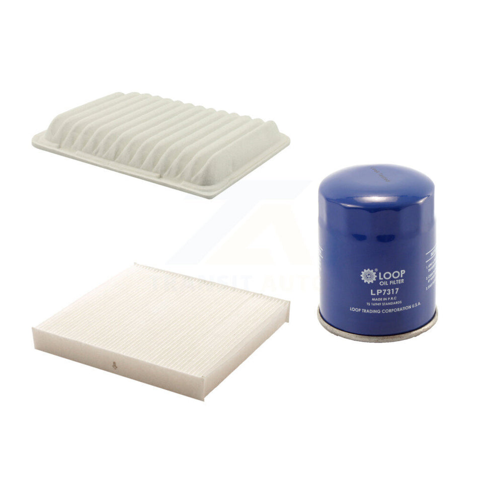 1x Air + 1x Cabin + 1x Engine Oil Filter Filter (3 Total) Kit For Mitsubishi RVR Lancer KFM-100089