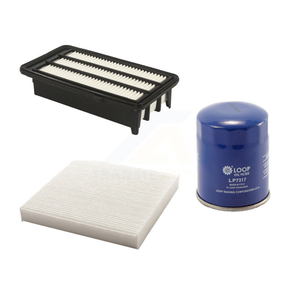 1x Air + 1x Cabin + 1x Engine Oil Filter Filter (3 Total) Kit For Honda Civic CR-V KFM-100116