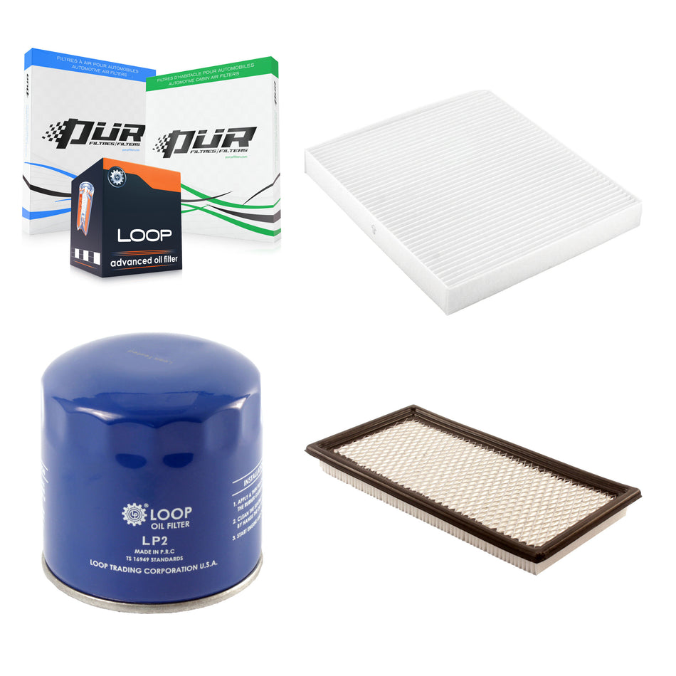 1x Air + 1x Cabin + 1x Engine Oil Filter Filter (3 Total) Kit For Dodge Caliber KFM-100150