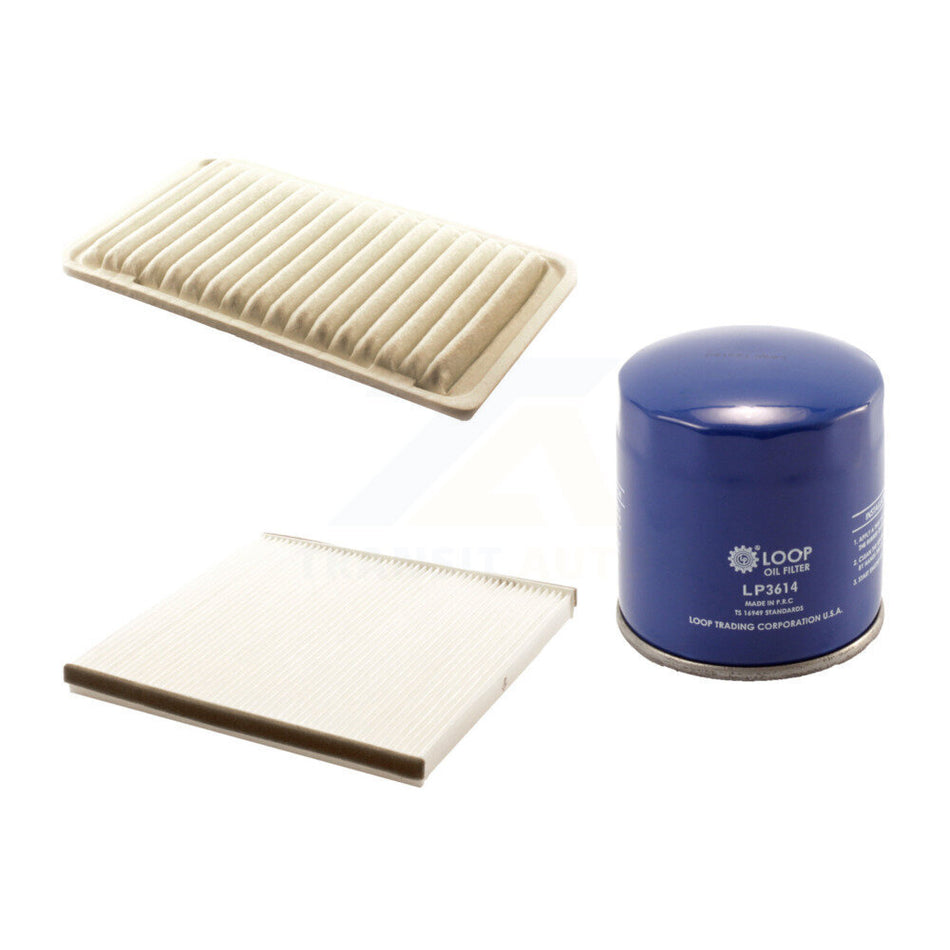 1x Air + 1x Cabin + 1x Engine Oil Filter Filter (3 Total) Kit For Toyota Camry Sienna KFM-100152