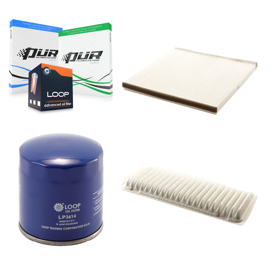 1x Air + 1x Cabin + 1x Engine Oil Filter Filter (3 Total) Kit For 06-08 Lexus RX400h 3.3L KFM-100156