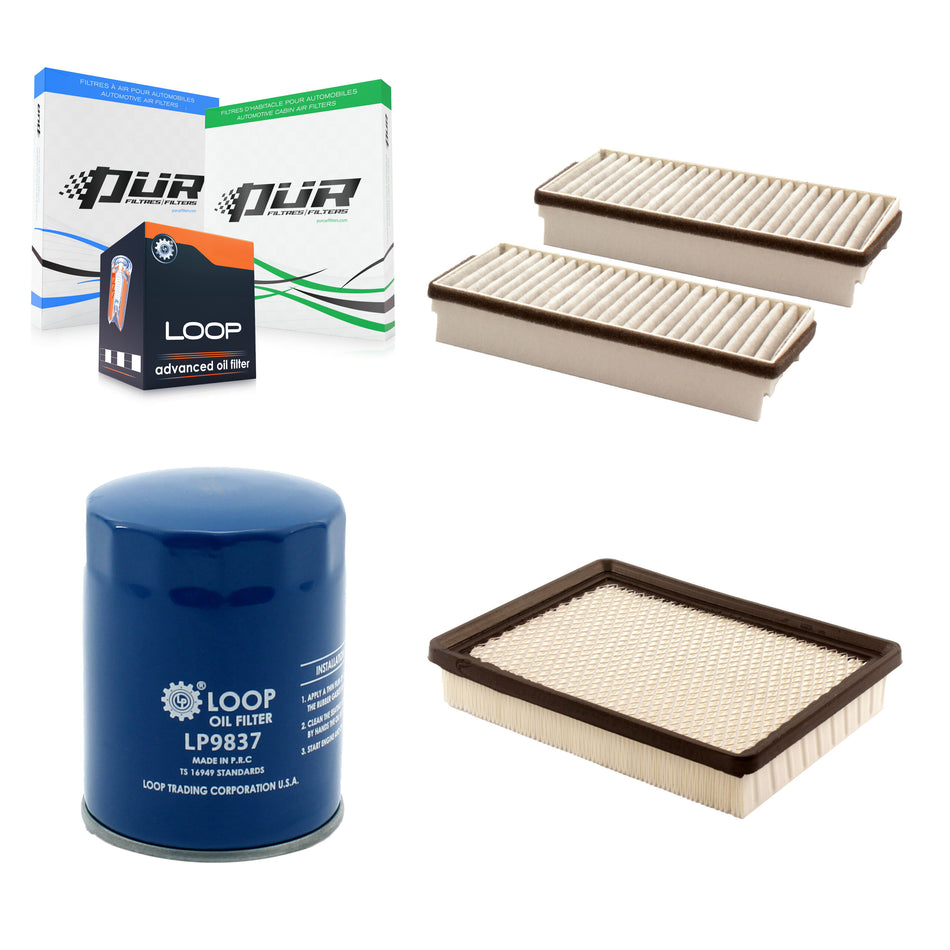 1x Air + 1x Cabin + 1x Engine Oil Filter Filter (3 Total) Kit For Pontiac Montana Buick KFM-100168