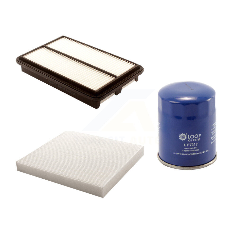 1x Air + 1x Cabin + 1x Engine Oil Filter Filter (3 Total) Kit For 2010-2013 Acura MDX ZDX KFM-100172