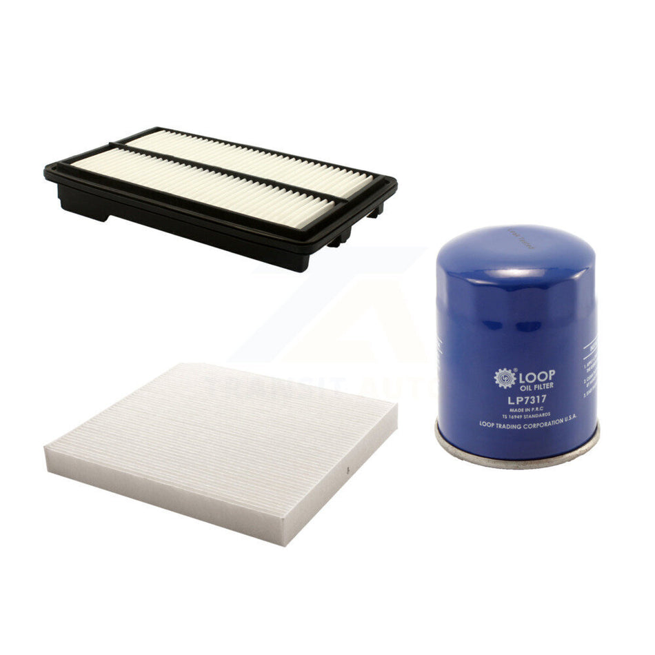 1x Air + 1x Cabin + 1x Engine Oil Filter Filter (3 Total) Kit For 15-20 Acura TLX 3.5L KFM-100191