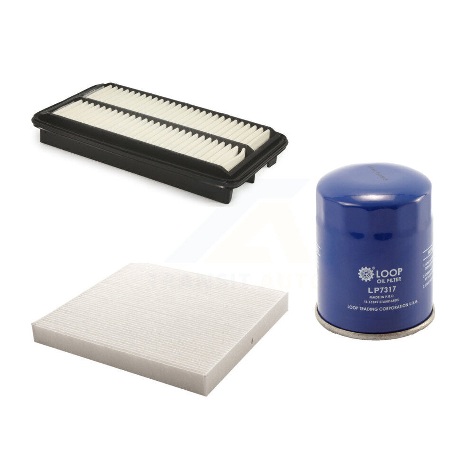 1x Air + 1x Cabin + 1x Engine Oil Filter Filter (3 Total) Kit For Honda Pilot Ridgeline KFM-100193