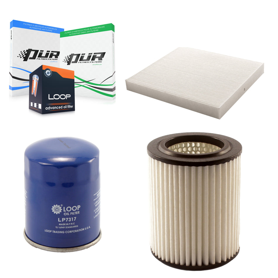 1x Air + 1x Cabin + 1x Engine Oil Filter Filter (3 Total) Kit For 2006 Acura CSX KFM-100199