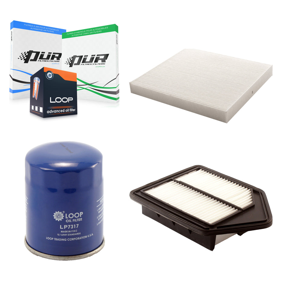 1x Air + 1x Cabin + 1x Engine Oil Filter Filter (3 Total) Kit For 2010-2011 Honda CR-V KFM-100202
