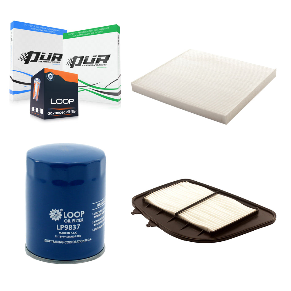 1x Air + 1x Cabin + 1x Engine Oil Filter Filter (3 Total) Kit For Cadillac SRX STS 4.6L KFM-100204
