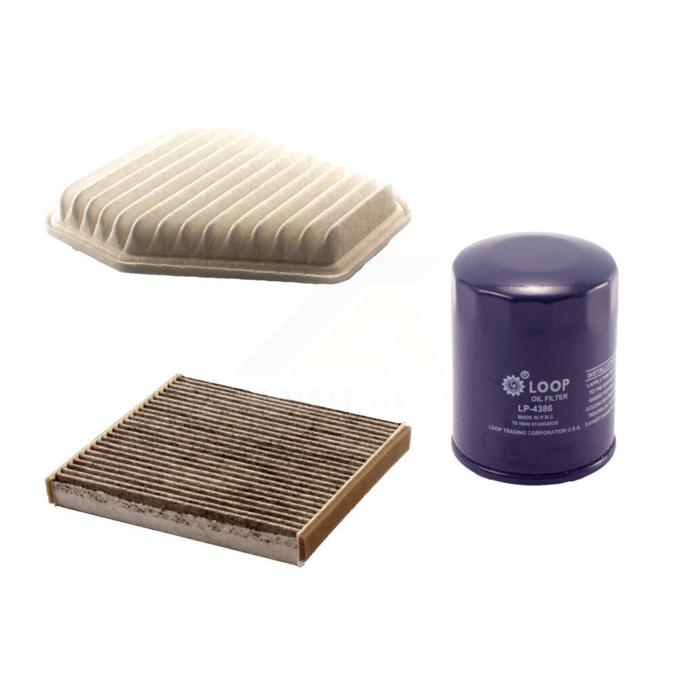 1x Air + 1x Cabin + 1x Engine Oil Filter Filter (3 Total) Kit For Toyota Corolla Matrix KFM-100215