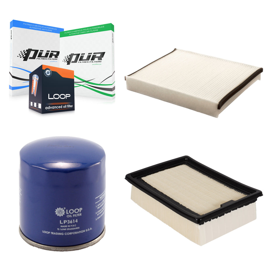 1x Air + 1x Cabin + 1x Engine Oil Filter Filter (3 Total) Kit For Ford Escape Transit KFM-100232