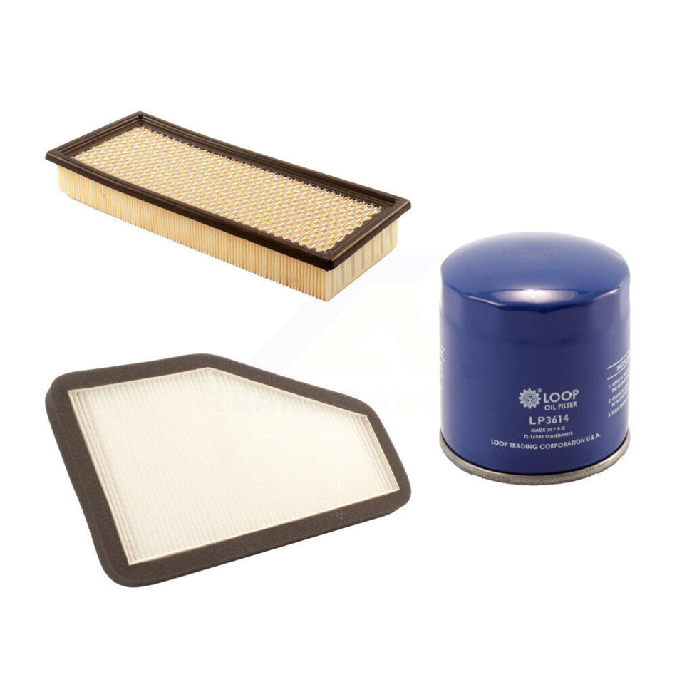 1x Air + 1x Cabin + 1x Engine Oil Filter Filter (3 Total) Kit For Ford Escape Mazda KFM-100251