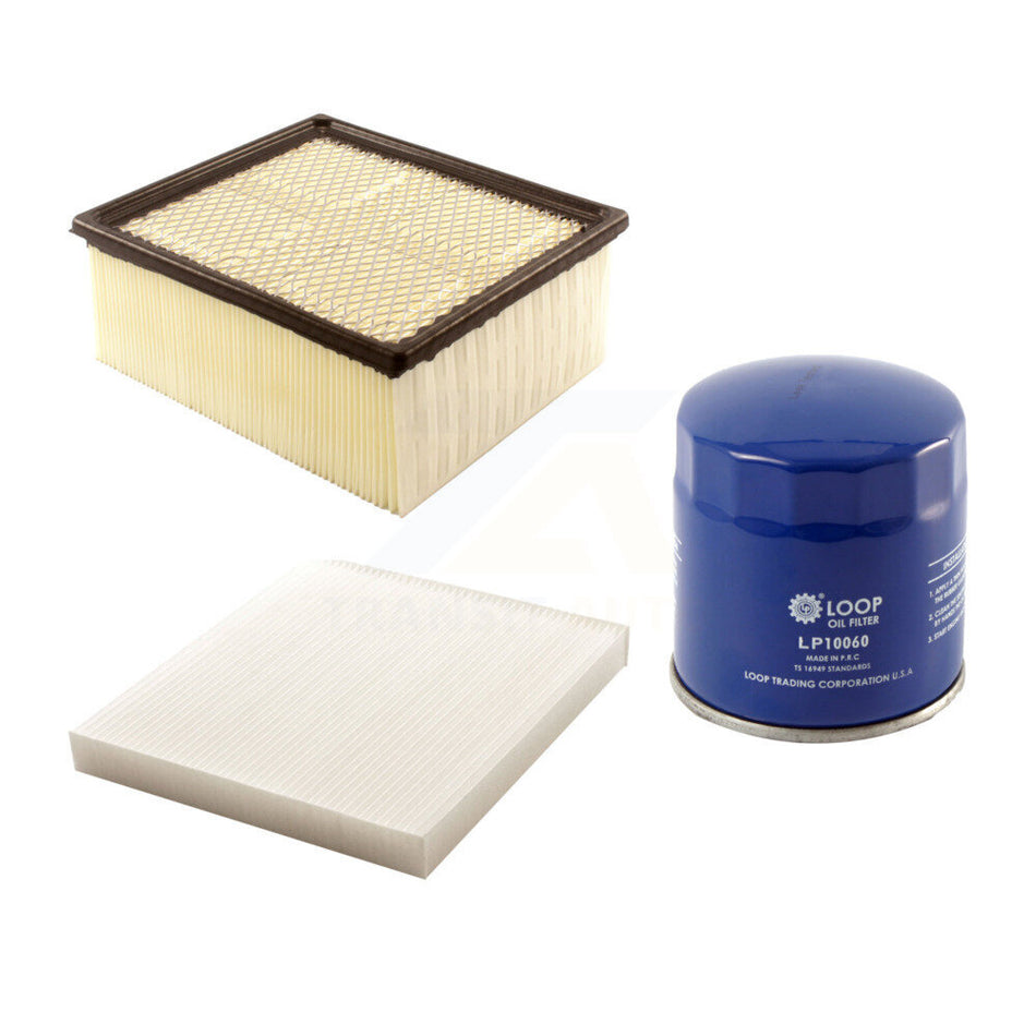 1x Air + 1x Cabin + 1x Engine Oil Filter Filter (3 Total) Kit For Ram 2500 3500 4500 5500 KFM-100254