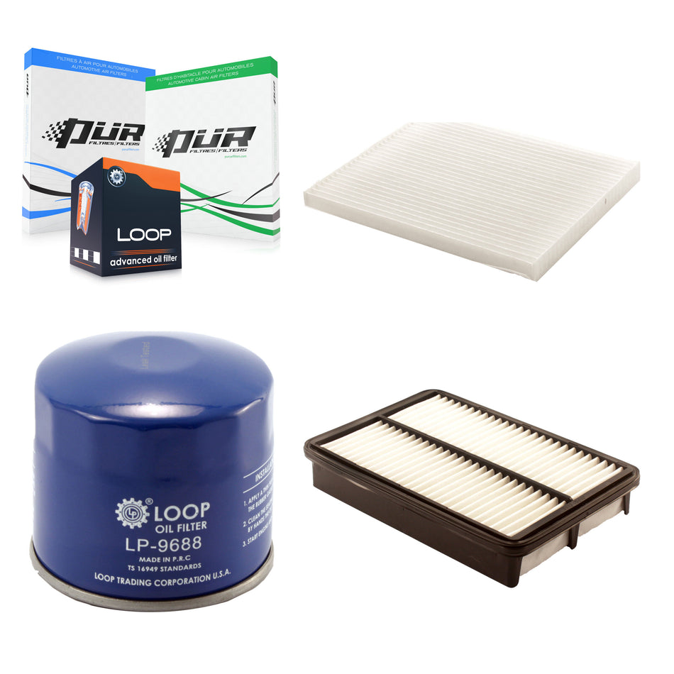 1x Air + 1x Cabin + 1x Engine Oil Filter Filter (3 Total) Kit For Hyundai Tucson KFM-100275