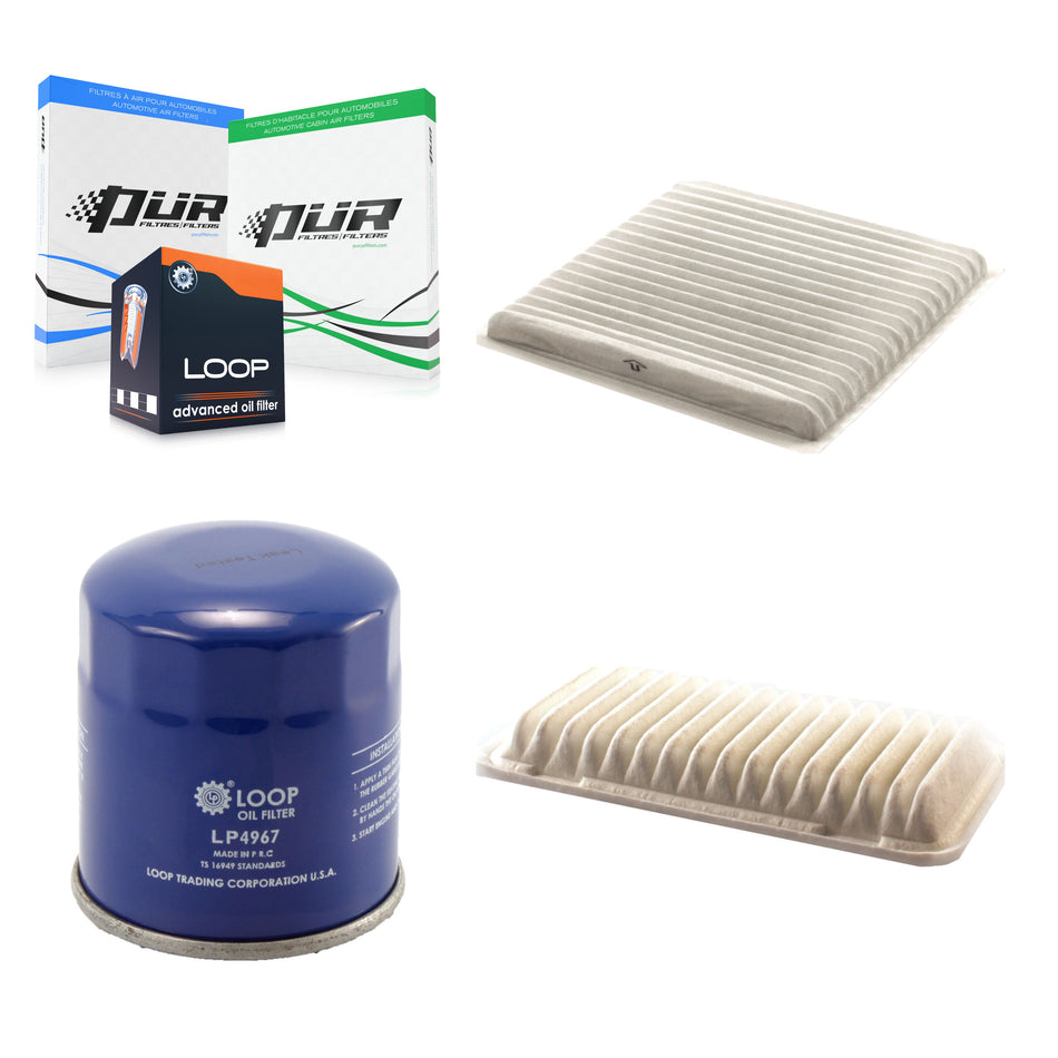 1x Air + 1x Cabin + 1x Engine Oil Filter Filter (3 Total) Kit For 2005-2010 Scion tC KFM-100279