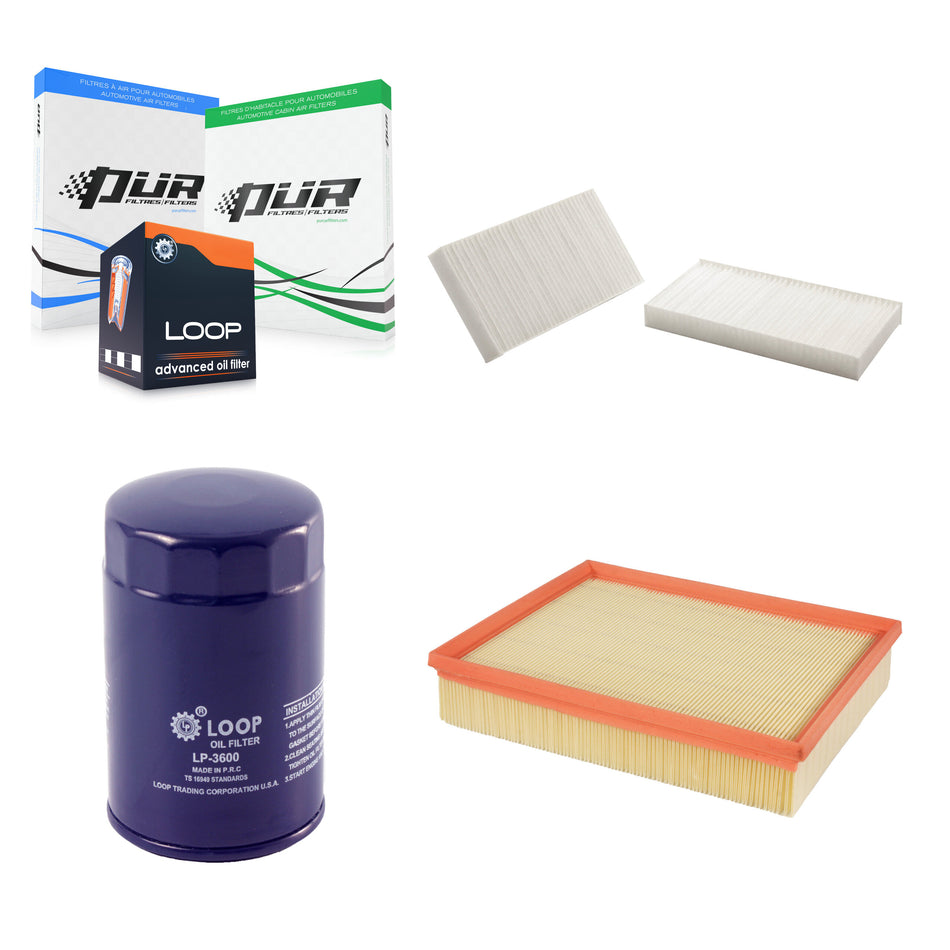 1x Air + 1x Cabin + 1x Engine Oil Filter Filter (3 Total) Kit For Dodge Nitro Jeep 3.7L KFM-100293