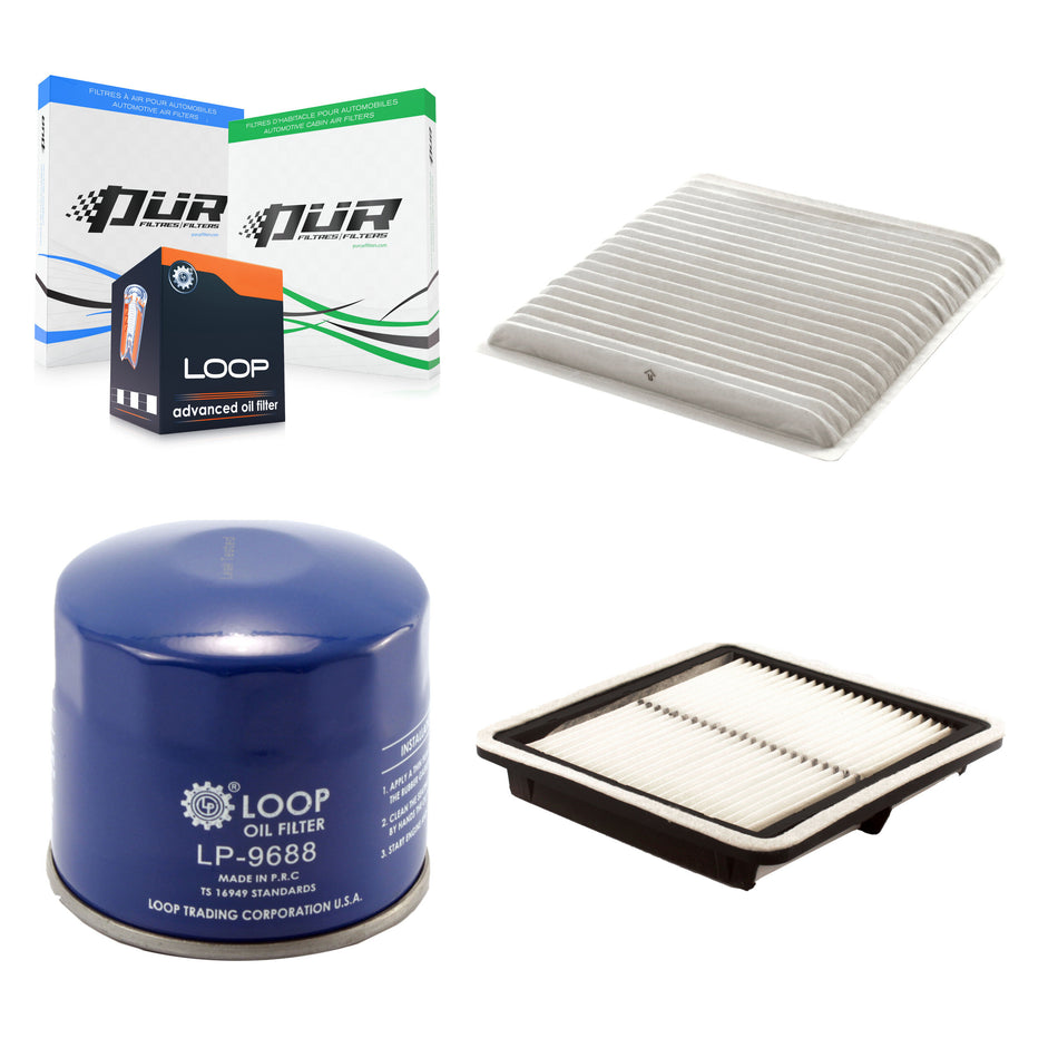 1x Air + 1x Cabin + 1x Engine Oil Filter Filter (3 Total) Kit For Subaru Outback B9 KFM-100300