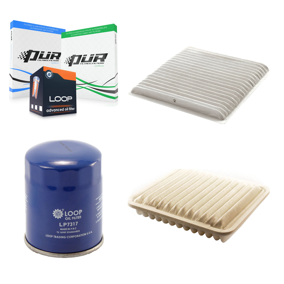 1x Air + 1x Cabin + 1x Engine Oil Filter Filter (3 Total) Kit For Mitsubishi Endeavor KFM-100304