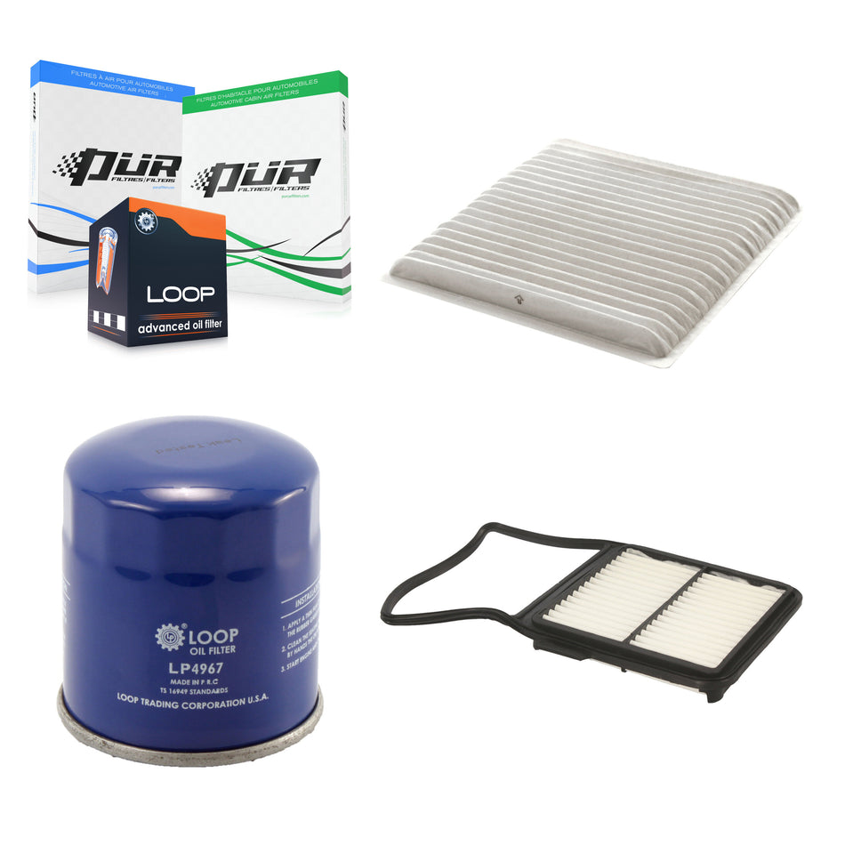 1x Air + 1x Cabin + 1x Engine Oil Filter Filter (3 Total) Kit For 2004-2009 Toyota Prius KFM-100307